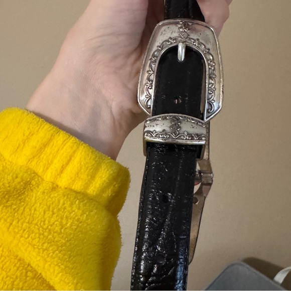 Vintage 90s Bucklesource Leather Link Belt - Picture 4 of 6